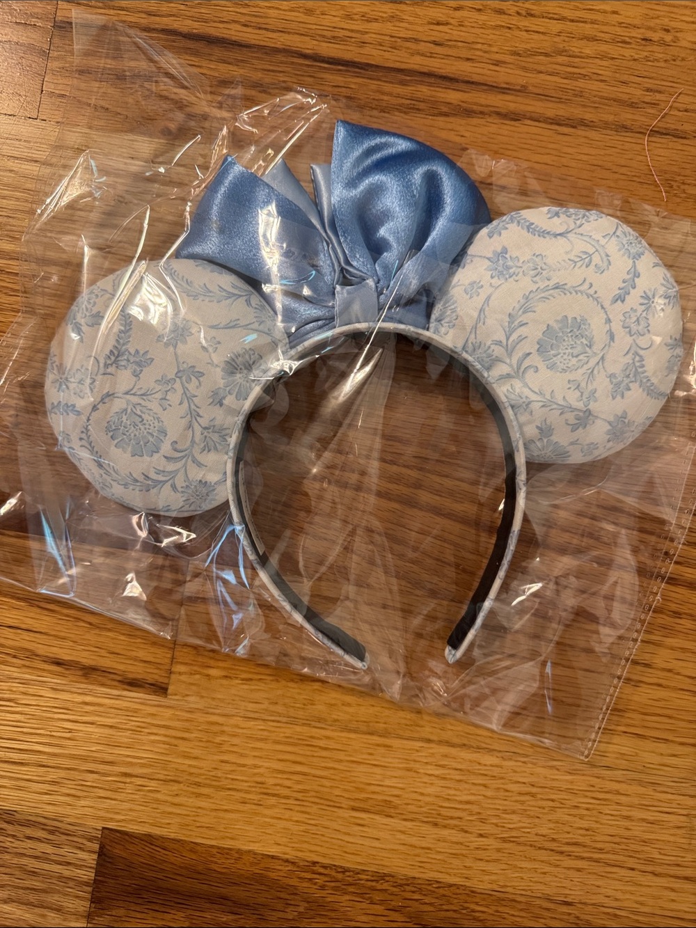 Light Blue Floral Alice Belle Cinderella Disney Ears Girls Women’s - Picture 2 of 5